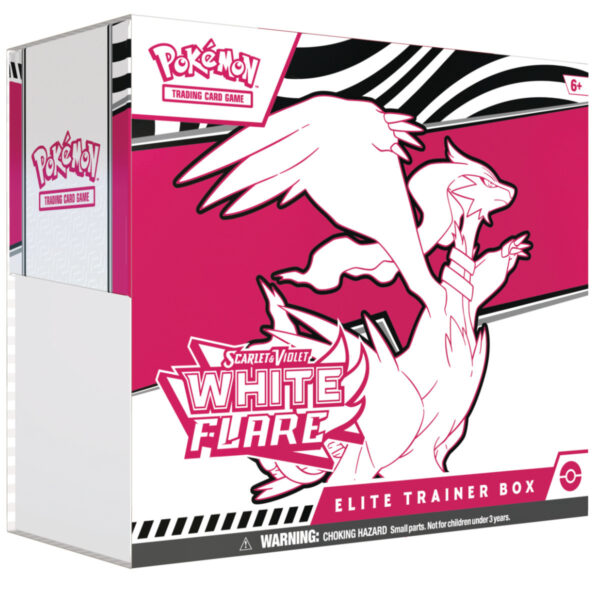 PRE-ORDEN Pokémon TCG Scarlet & Violet 10.5 - Black Bolt & White Flare - White Flare Elite Trainer Box - ENGLISH
