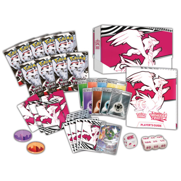 PRE-ORDEN Pokémon TCG Scarlet & Violet 10.5 - Black Bolt & White Flare - White Flare Elite Trainer Box - ENGLISH