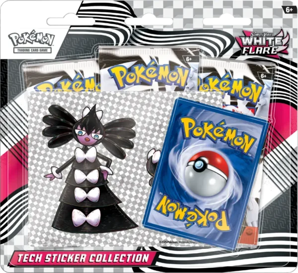 PRE-ORDEN Pokémon TCG Scarlet & Violet 10.5 - Black Bolt & White Flare - White Flare Tech Sticker Collection - ENGLISH