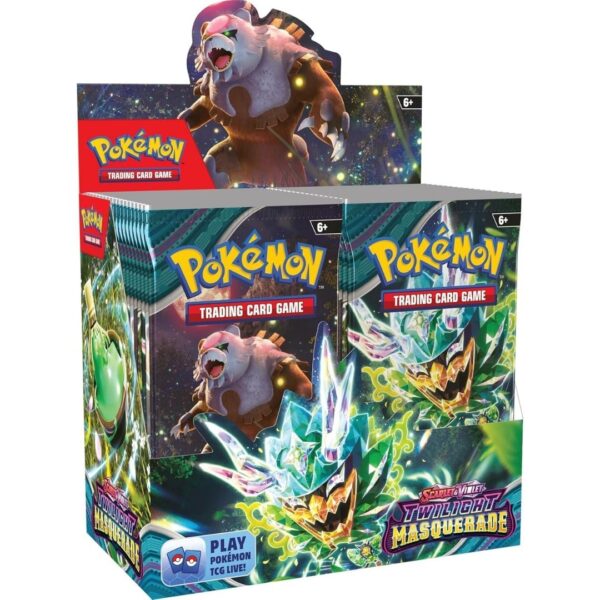 Pokemon TCG Scarlet & Violet 6 Twilight Masquerade Booster Box (36 Packs) - español