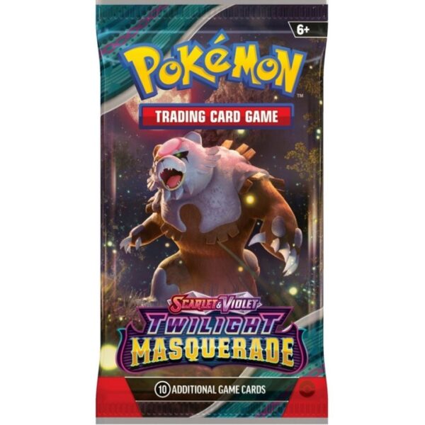 Pokemon TCG Scarlet & Violet 6 Twilight Masquerade Booster Pack - español