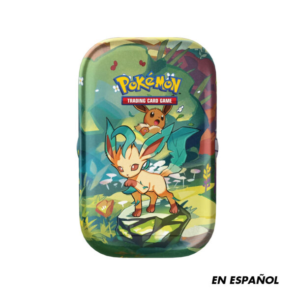 Scarlet & Violet 8.5 Prismatic Evolutions Mini Tin (Leafeon) - español