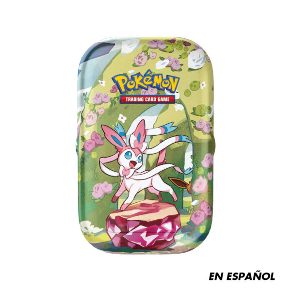 Scarlet & Violet 8.5 Prismatic Evolutions Mini Tin (Sylveon) - español