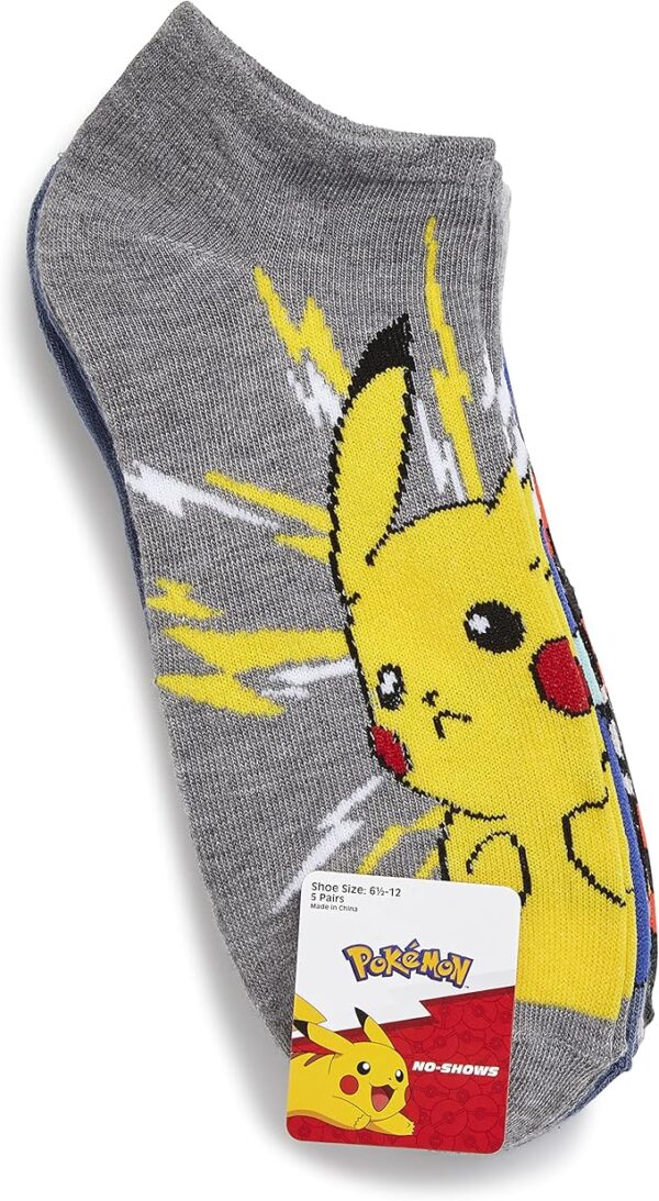 Pokemon medias Adulto (unisex) hombre y mujer - 5 pares de medias - socks