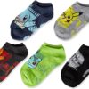 Pokemon medias niños niñas - 5 pares de medias - socks