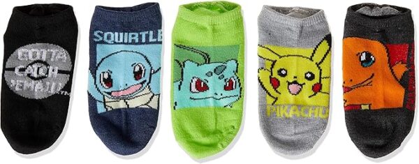 Pokemon medias niños niñas - 5 pares de medias - socks