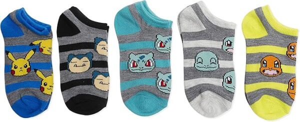 Pokemon medias niños niñas - 5 pares de medias - socks