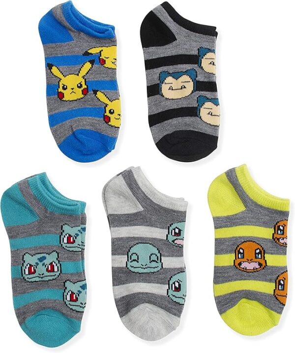 Pokemon medias niños niñas - 5 pares de medias - socks