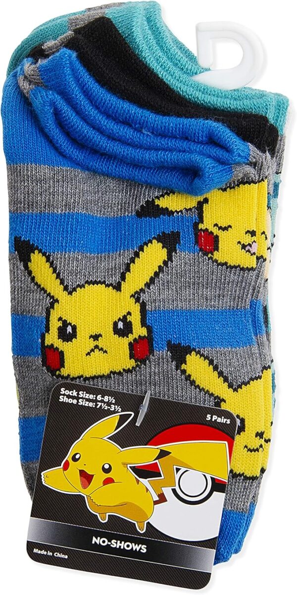 Pokemon medias niños niñas - 5 pares de medias - socks