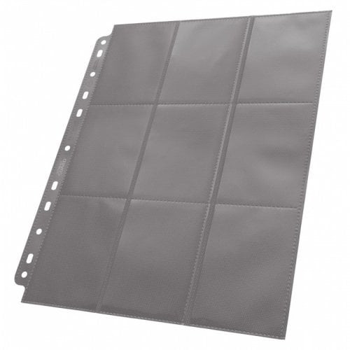 Hojas 9 bolsillos negro para carpetas Ultra Pro 9 Pocket page