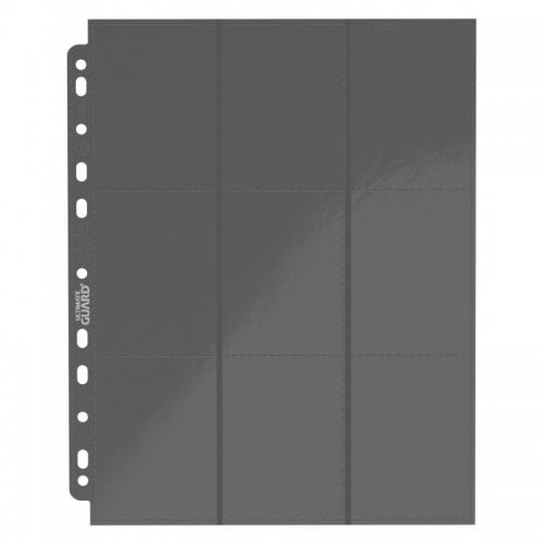 Hojas 9 bolsillos negro para carpetas Ultra Pro 9 Pocket page