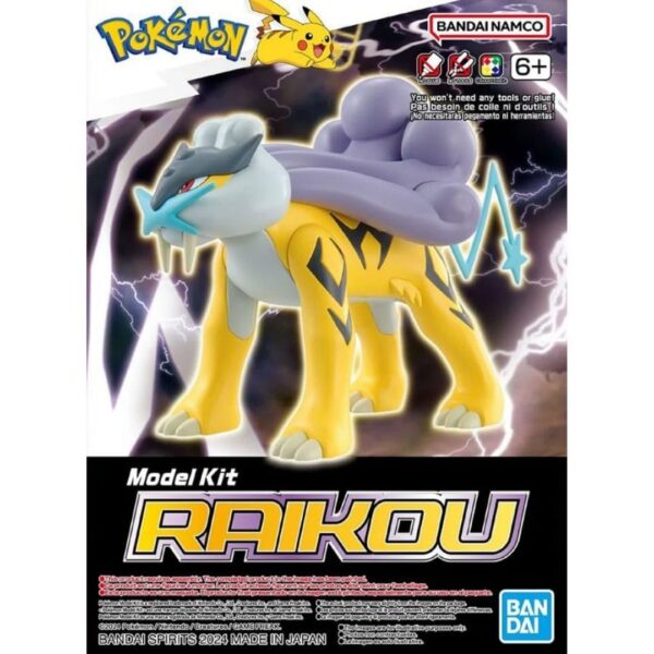 Pokémon BANDAI Hobby Plastic Model Kit 10 Raikou Pokémon Spirits PLAMO