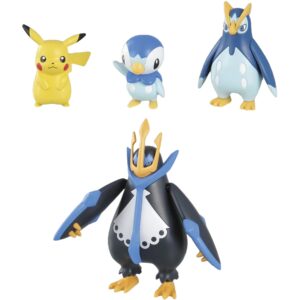 RESERVA Pokémon Bandai Evolution Set 06 Piplup Prinplup Empoleon Pikachu