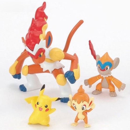 RESERVA Pokémon Plastic Model Kit Plamo - Bandai 07 Infernape set evolutivo