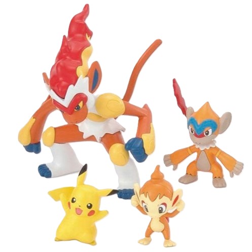 RESERVA Pokémon Plastic Model Kit Plamo - Bandai 07 Infernape set evolutivo