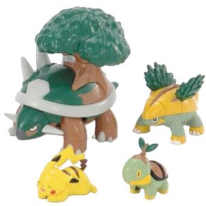 RESERVA Pokémon Bandai Evolution Set 08 Turtwig Grotle Torterra Pikachu
