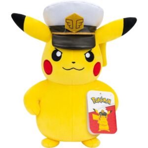 Peluche Pokemon Captain Pikachu Plush - 8-Inch
