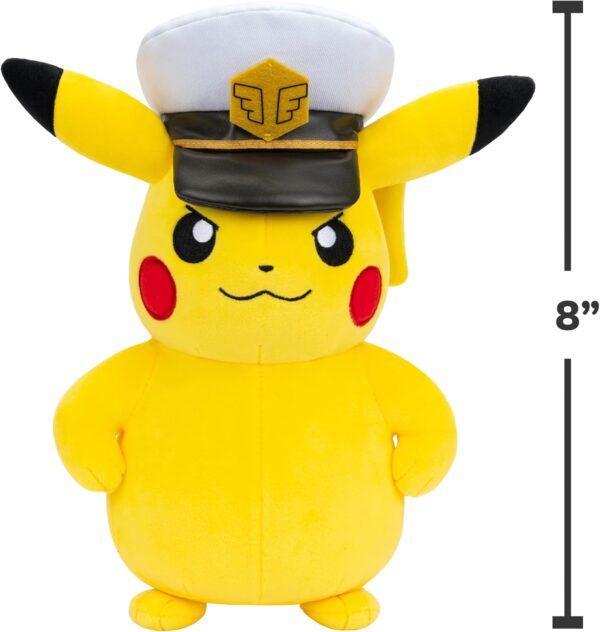 Peluche Pokemon Captain Pikachu Plush - 8-Inch