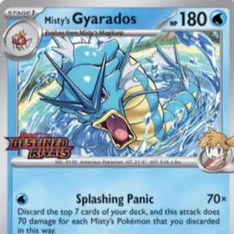 Pokémon TCG - Destined Rivals Build & Battle Box - ENGLISH Gyarados Deck