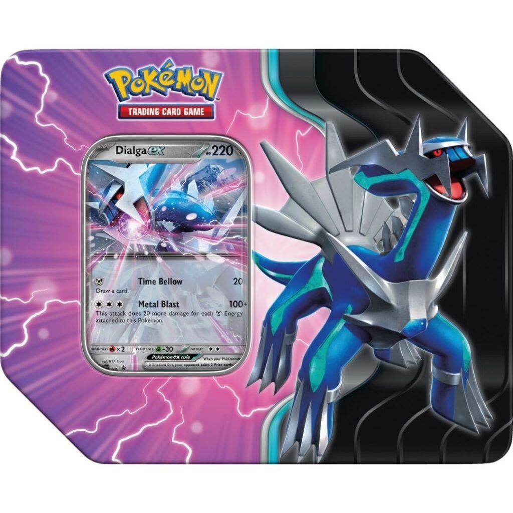 Pokemon Lata Dialga ex en ingles | centropokemon.com.py