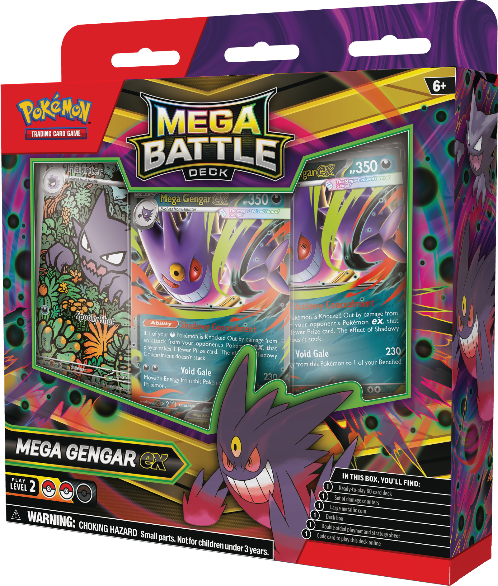 Pokémon TCG Mega Battle Deck Mega Gengar ex en ingles