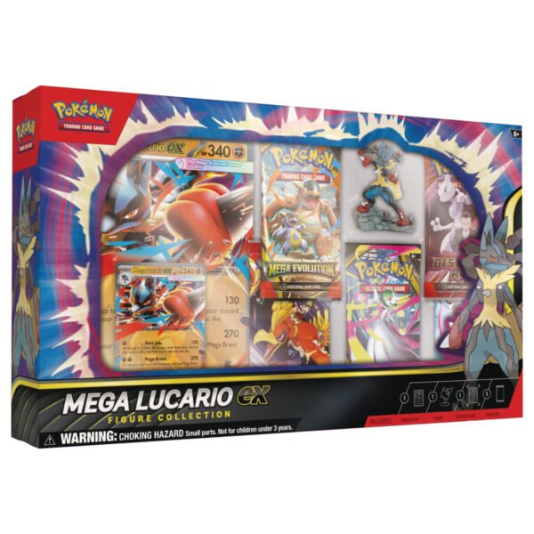 Pokémon TCG Mega Lucario ex Figure Collection - ingles