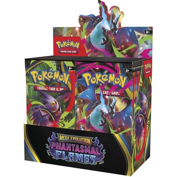 Pokémon TCG Mega Evolution 2 Phantasmal Flames Booster Box ENGLISH caja sobres 36