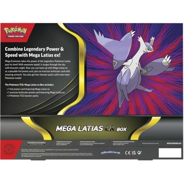 Pokémon TCG Mega Latias ex Box ingles