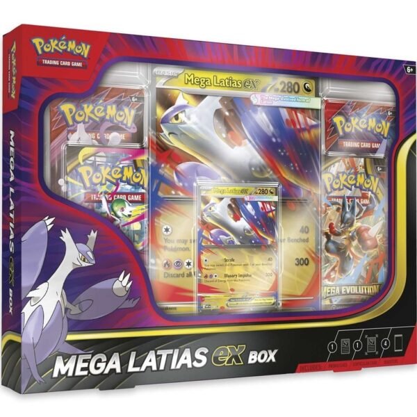 Pokémon TCG Mega Latias ex Box ingles