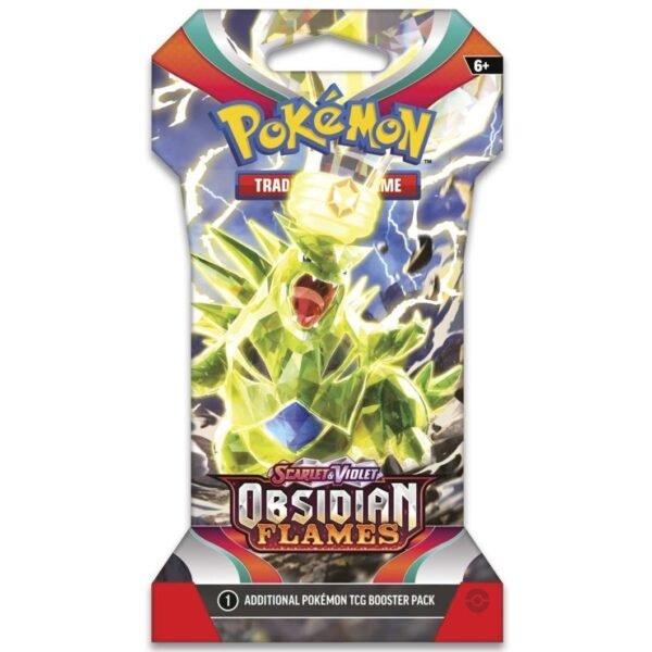 Pokémon TCG Scarlet & Violet 3 Obsidian Flames Booster Pack 1 Sobre (10 cartas español)