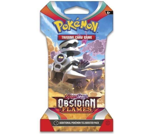 Pokémon TCG Scarlet & Violet 3 Obsidian Flames Booster Pack 1 Sobre (10 cartas español)