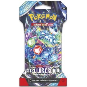 Pokemon TCG Scarlet & Violet 7 Stellar Crown Booster Pack 1 Sobre (10 cartas español)