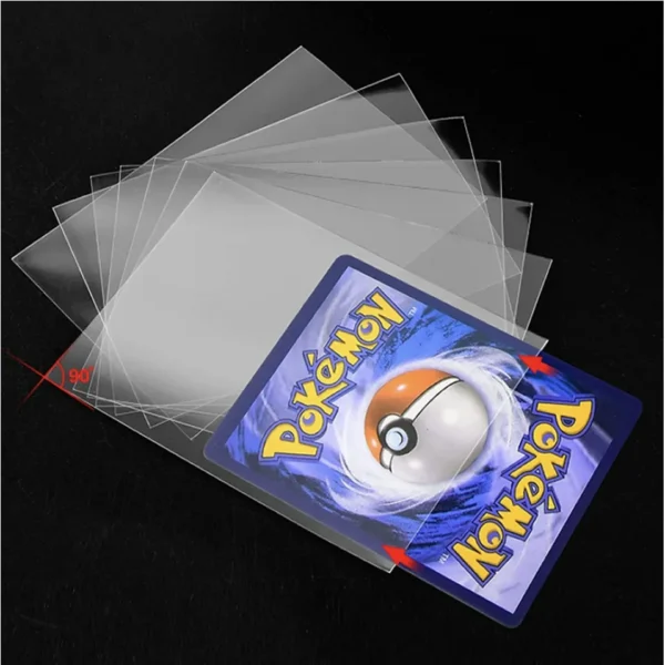 Fundas para cartas Pokemon card sleeves 100 unidades Fundas trasparentes