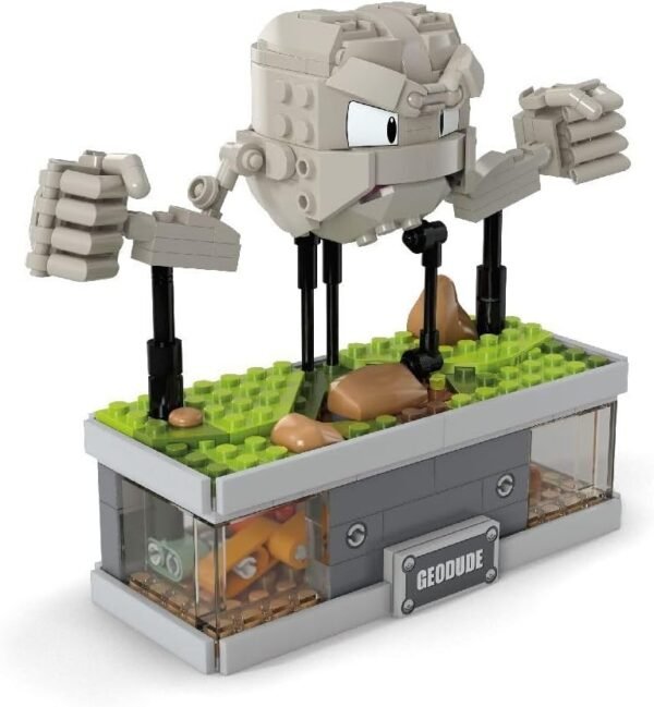 Mega Pokémon tipo lego Geodude 355 Piezas, con Movimiento