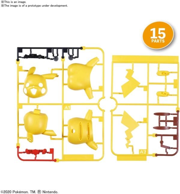 Pokémon BANDAI Hobby Plastic Model Kit Quick!! 01 Pikachu PLAMO