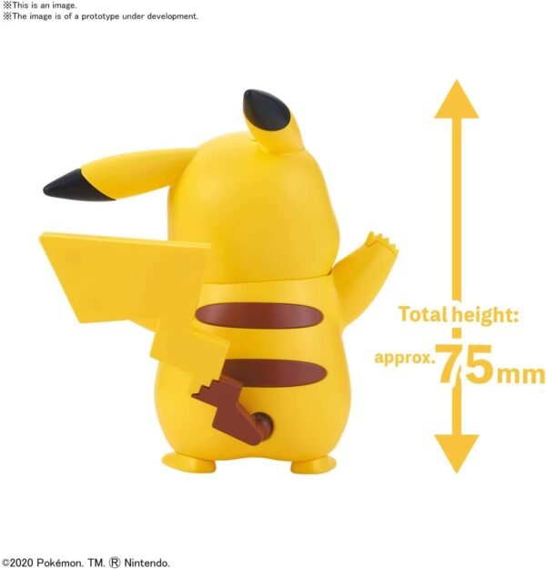 Pokémon BANDAI Hobby Plastic Model Kit Quick!! 01 Pikachu PLAMO