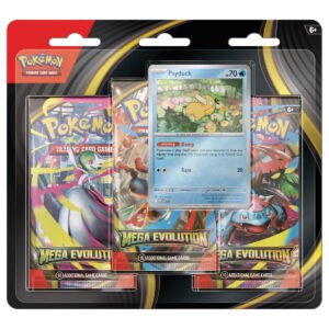 Blister x3 Pokémon TCG Mega Evolution Psyduck en español