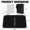 Carpeta con 3 anillos y cierre Negro Binder 9 Pocket para 900 cartas