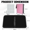Carpeta con 3 anillos y cierre Negro Binder 9 Pocket para 900 cartas