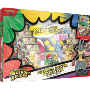 Pokemon Ascended Heroes Premium Poster_collection mega_lucario_ex_1 Pokémon TCG ME 2.5 Ascended Heroes Premium Poster Collection Mega Lucario ex - Español