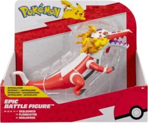 Pokemon Skeledirge Epic Battle Figure_1 Pokemon Skeledirge Epic Battle Figure - 12 pulgadas Articulado