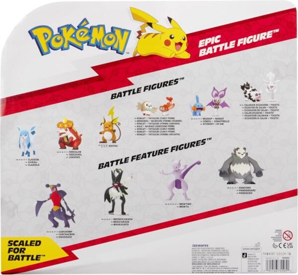 Pokemon Skeledirge Epic Battle Figure - 12 pulgadas Articulado