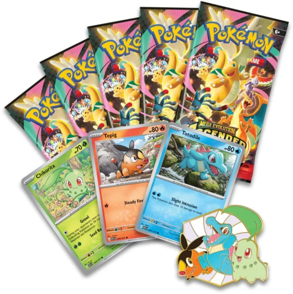 Pokémon TCG ME 2.5 Ascended Heroes First Partners Deluxe Pin Collection - Español