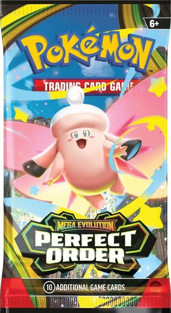 Sobres TCG Mega Evolution 3 Perfect Order Pokémon Booster Pack