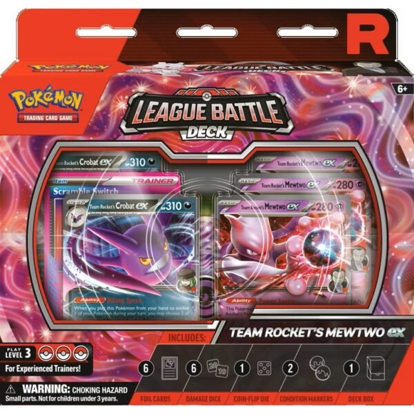 Mazo Team Rocket's Mewtwo ex League Battle Deck Pokemon