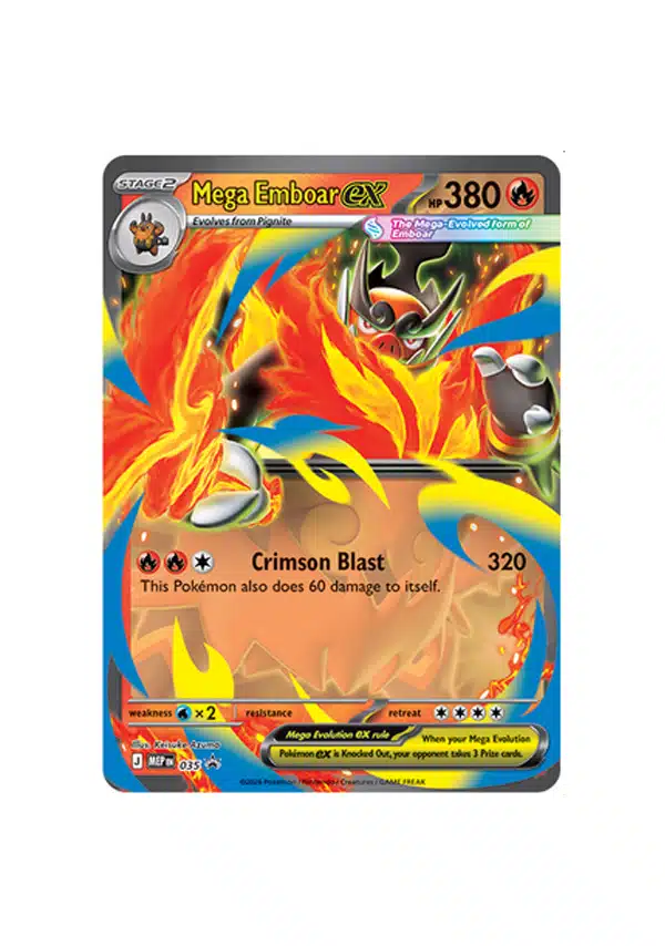 Pokémon TCG ME 2.5 Ascended Heroes Mega Emboar ex Box