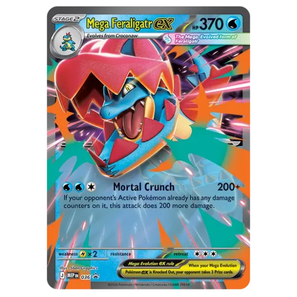 Pokémon TCG ME 2.5 Ascended Heroes Mega Feraligatr ex Box