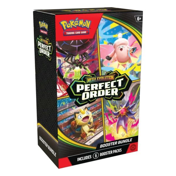 Sobre Pokémon Perfect Order TCG Mega Evolution 3 Booster Bundle ESPAÑOL