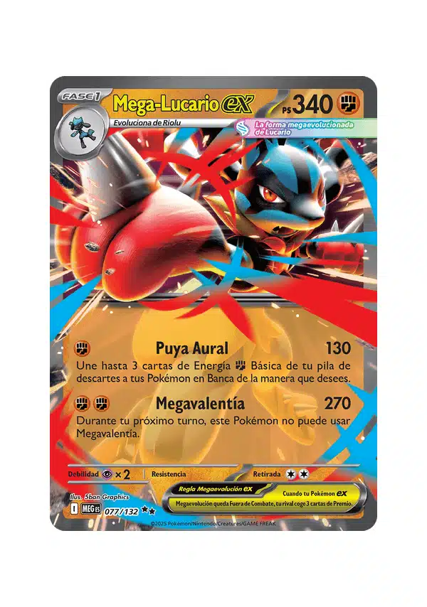 Pokemon Mega Lucario ex League Battle Deck - Español
