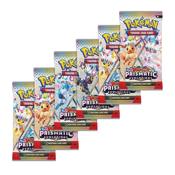 Caja de 6 sobres Prismatic Evolutions Booster Bundle (ingles)